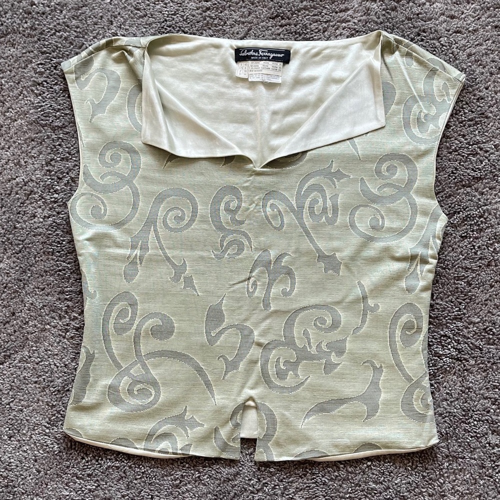 Olive crop top